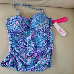 Lilly Pulitzer Flamenco Tankini Top, Size 10
